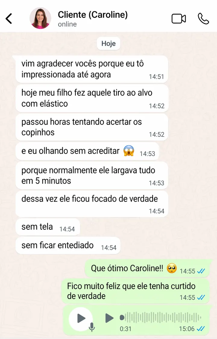 Depoimento de Caroline