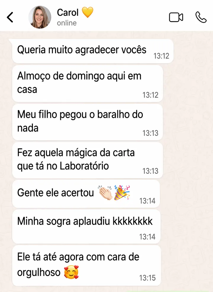 Depoimento de Carol