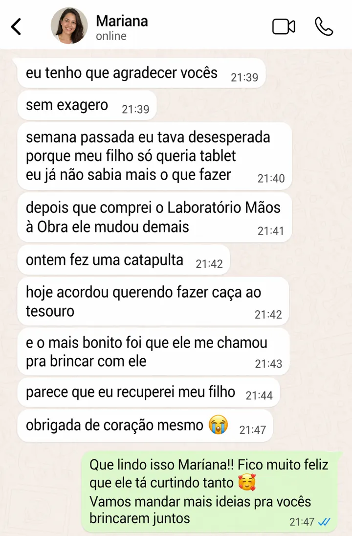 Depoimento de Mariana